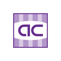 Initial Letter Logo AC Template Vector Design