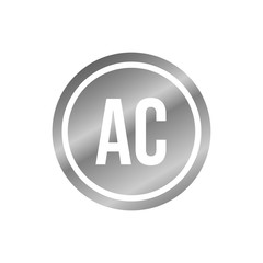 Initial Letter Logo AC Template Vector Design