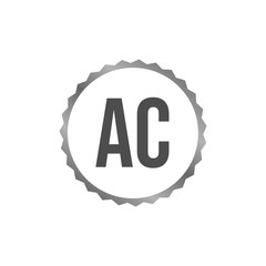 Initial Letter Logo AC Template Vector Design