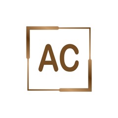 Initial Letter Logo AC Template Vector Design
