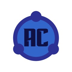 Initial Letter Logo AC Template Vector Design