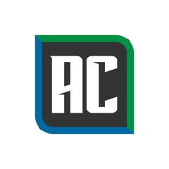 Initial Letter Logo AC Template Vector Design