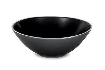 empty bowl on white background