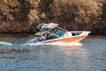 boat on the river