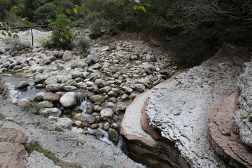 Water flowing through the rocks by Brent de l'art...