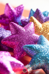 christmas star close up