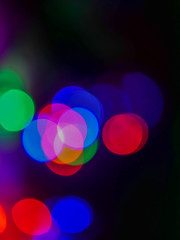 The bokeh blur background image from a blurred light.