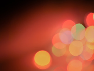 The bokeh blur background image from a blurred light.
