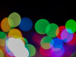 The bokeh blur background image from a blurred light.