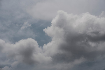 drak Sky clouds before rain 