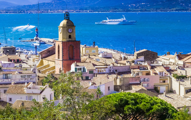 Fototapeta na wymiar Saint-Tropez, Côte d’Azur, France