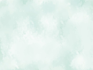 水彩風＿背景テクスチャ＿雲緑