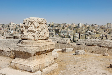 Views of downtown Amman from the Citadel Jordan