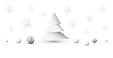 sfondo, elegante, natale, 3d, fiocchi di neve, © xyz+