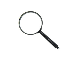 Magnifying glass isolated on a white