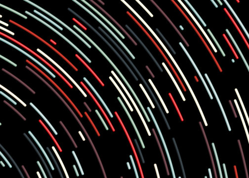 Colorful Universe Circular Distribution Computational Generative Art background illustration