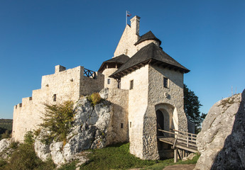 Fototapeta premium View on medieval castle in Bobolice