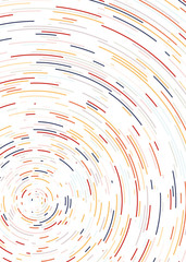 Colorful Universe Circular Distribution Computational Generative Art background illustration