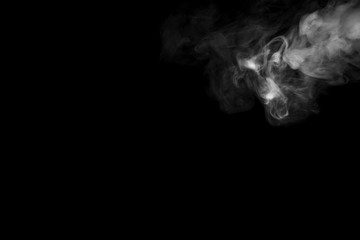 Smoke black and white & for background