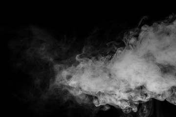 Smoke black and white & for background