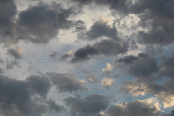 Obraz premium blue sky with clouds