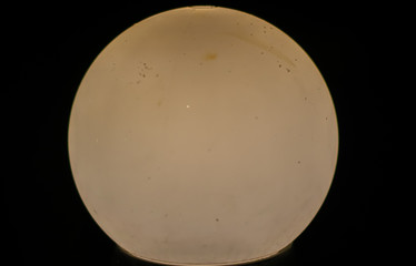  Abtract background of the lantern golden light at night.