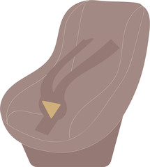 Illustration of child seat
