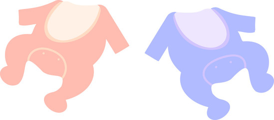 Illustration of children's clothes