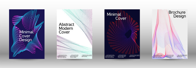 Cover design template set