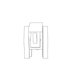 icon illustration of rhinoceros