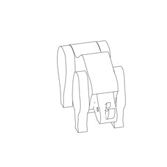 icon illustration of rhinoceros