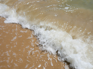 Soft wave flooring and sandy ground