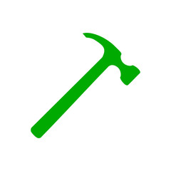 Hammer und Hintergrund