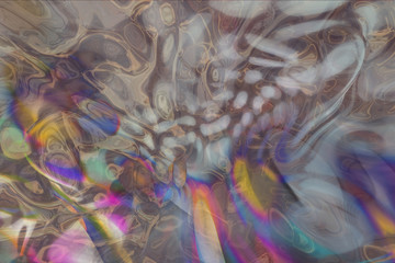 Dreamy and surreal. Abstract dreamlike generative art texture.
