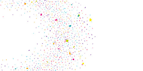 Abstract flying confetti.