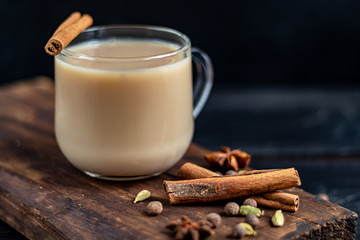 Masala spiced tea is a traditional Indian drink.