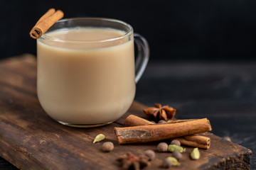 Masala spiced tea is a traditional Indian drink.