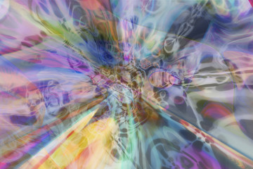 Dreamy and surreal. Abstract dreamlike generative art texture.