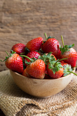 fresh Strawberry in a Bowl