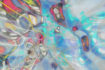 Dreamy and surreal. Abstract dreamlike generative art texture.