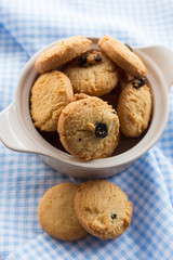 Cookies In a white bowl