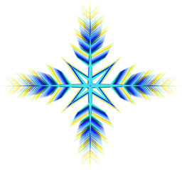Snowflakes graphics, Christmas background,blue snowflake