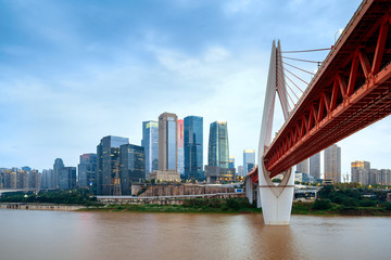Fototapeta premium Chongqing cityscape and skyscrapers