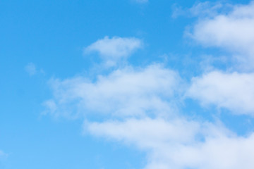 blue sky with light white clouds