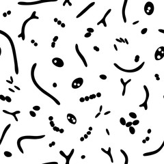 Vector isolated illustration of probiotics 