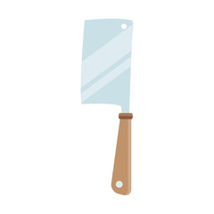 cleaver icon, kitchen utensils design