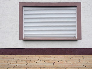 Großes geschlossenes Schaufenster 