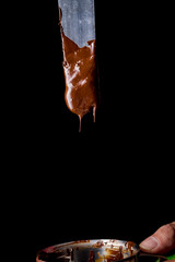 drops of water on a leaf