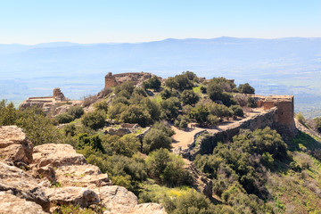 Castle Nimrod Fortress on Golan Heights in Israel