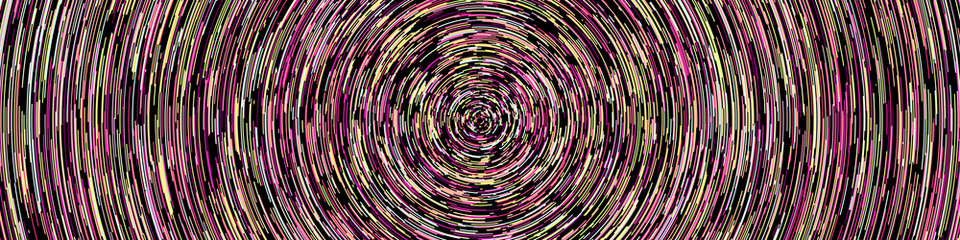 Colorful Universe Circular Distribution Computational Generative Art background illustration